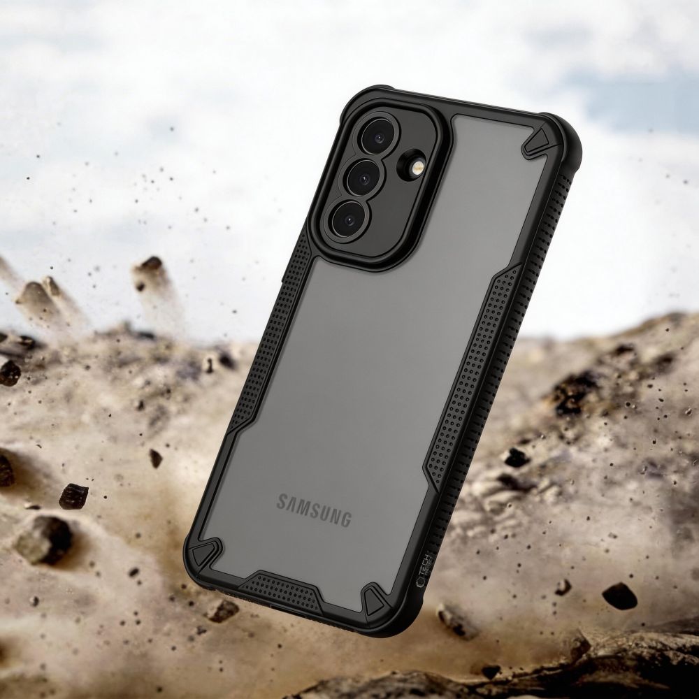 etui Tech-protect Rugged Shield czarne Samsung Galaxy A37 5G / 3