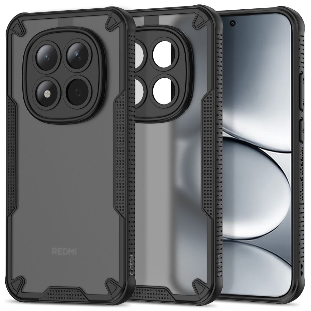 etui Tech-protect Rugged Shield czarne Xiaomi Redmi Note 15 Pro 5G
