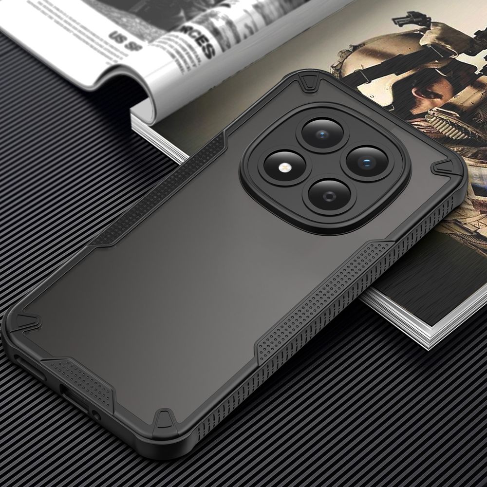 etui Tech-protect Rugged Shield czarne Xiaomi Redmi Note 15 Pro 5G / 6