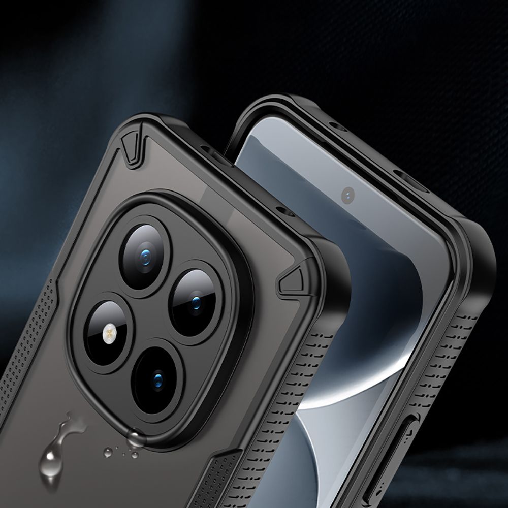 etui Tech-protect Rugged Shield czarne Xiaomi Redmi Note 15 Pro Plus 5G / 5