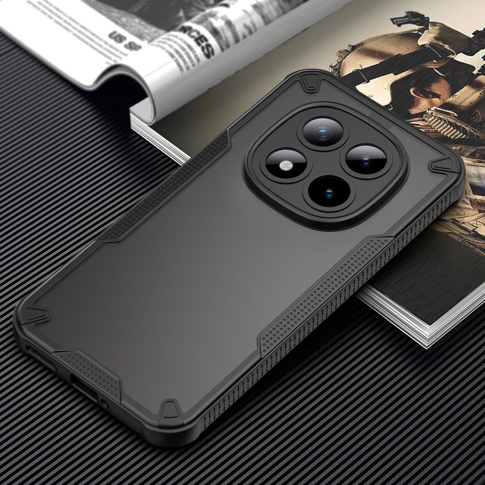 etui Tech-protect Rugged Shield czarne Xiaomi Redmi Note 15 Pro Plus 5G / 7
