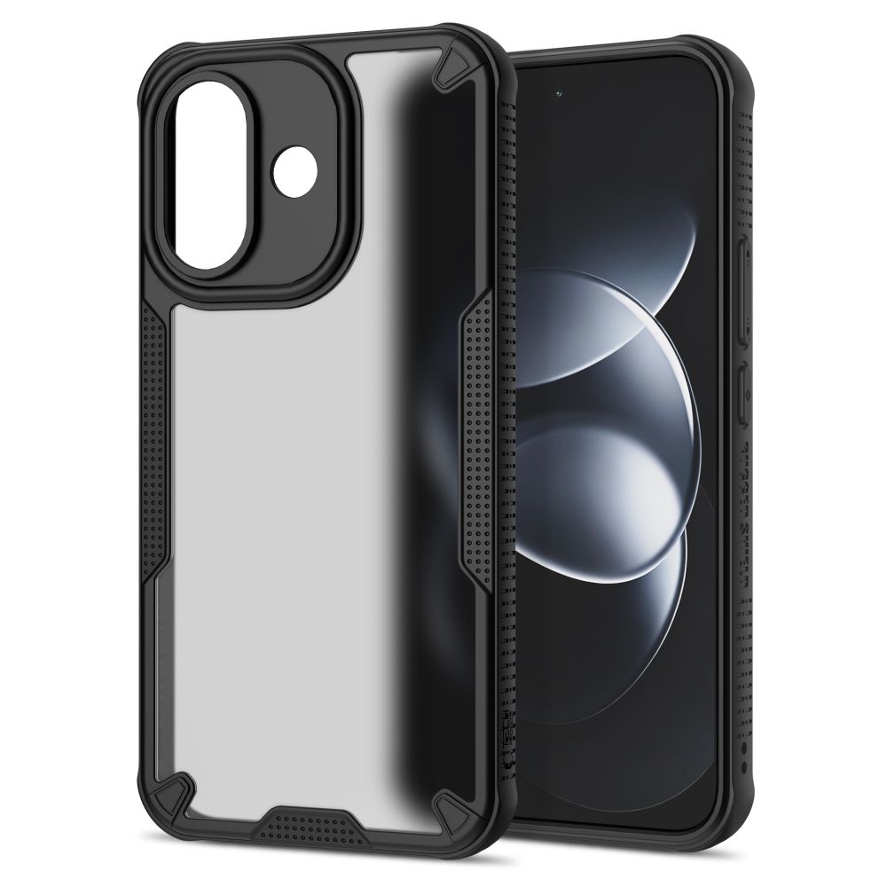 etui Tech-protect Rugged Shield czarne Xiaomi Redmi Note 17 Pro 5G / 3