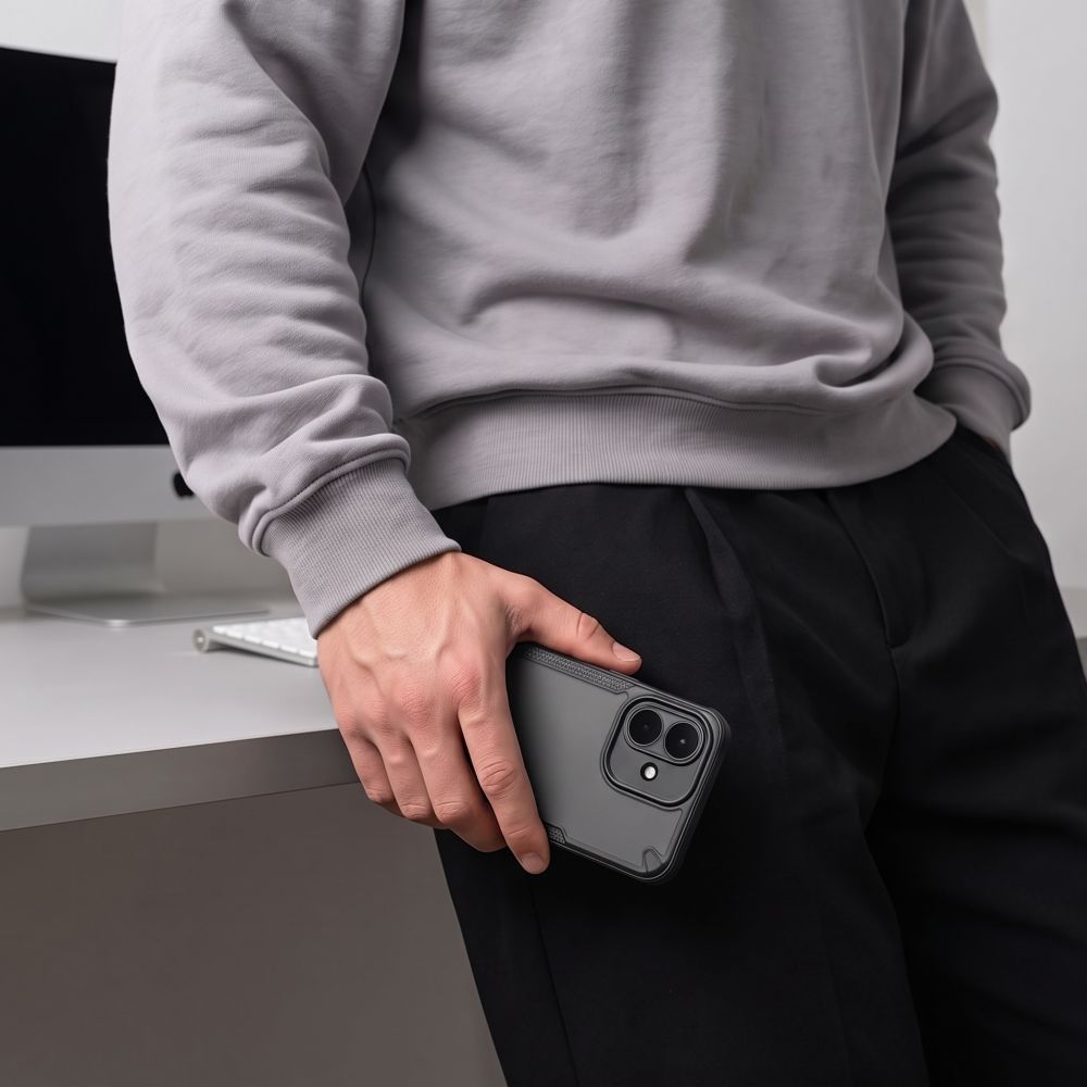 etui Tech-protect Rugged Shield czarne Xiaomi Redmi Note 17 Pro 5G / 7
