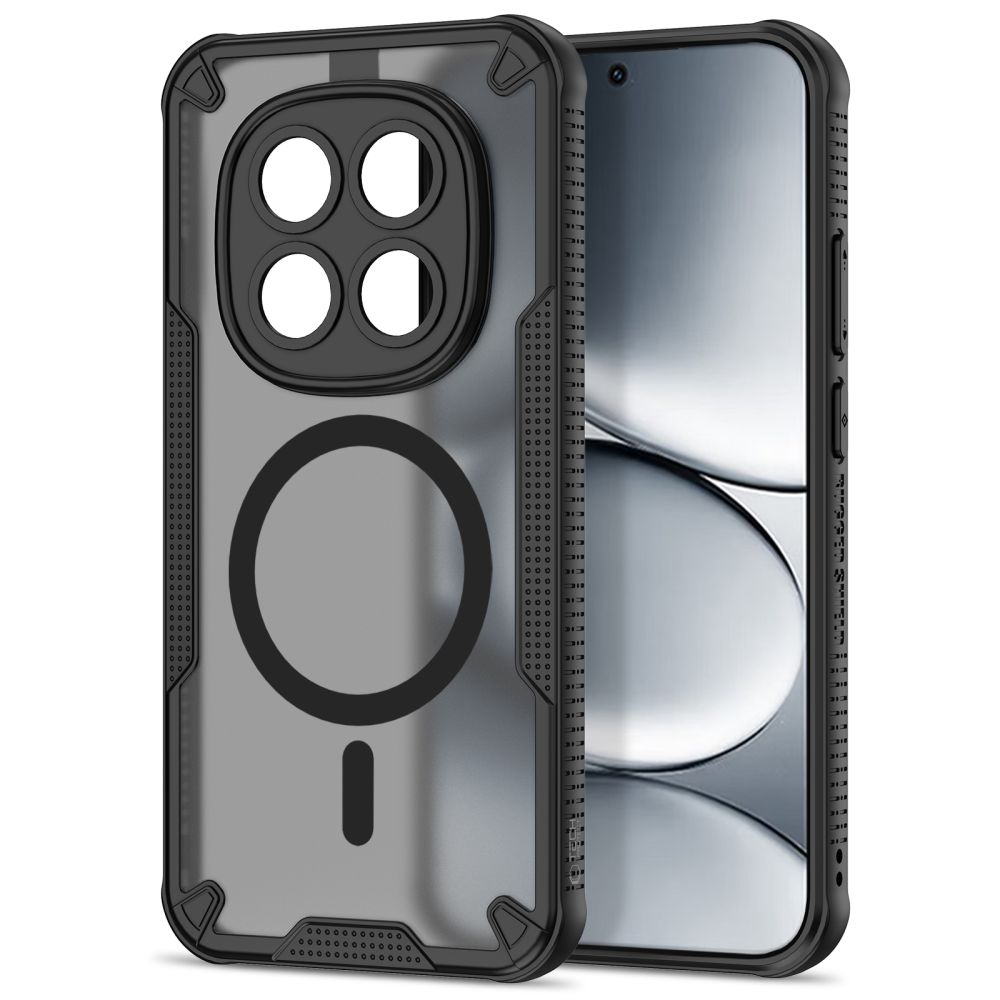etui Tech-protect Rugged Shield Magsafe czarne Xiaomi Redmi Note 15 Pro 5G / 2