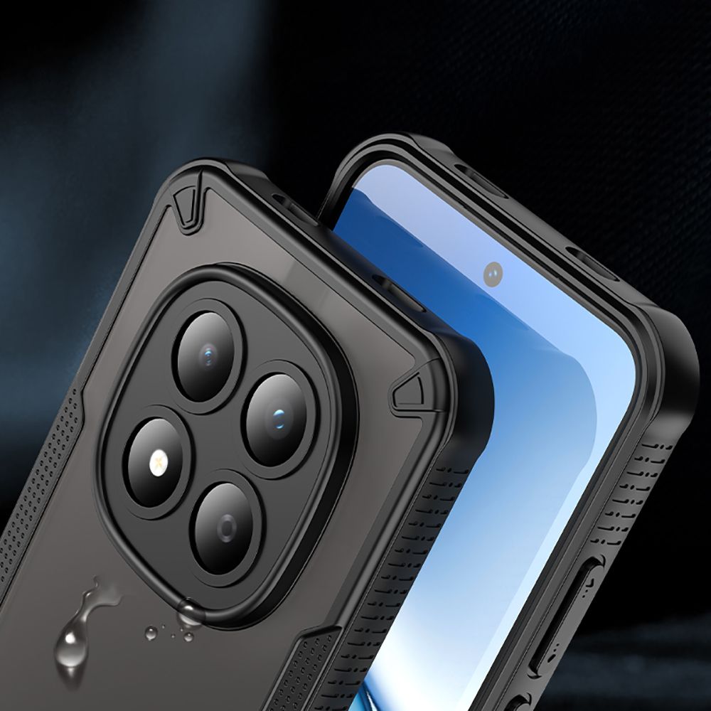 etui Tech-protect Rugged Shield Magsafe czarne Xiaomi Redmi Note 15 Pro 5G / 3