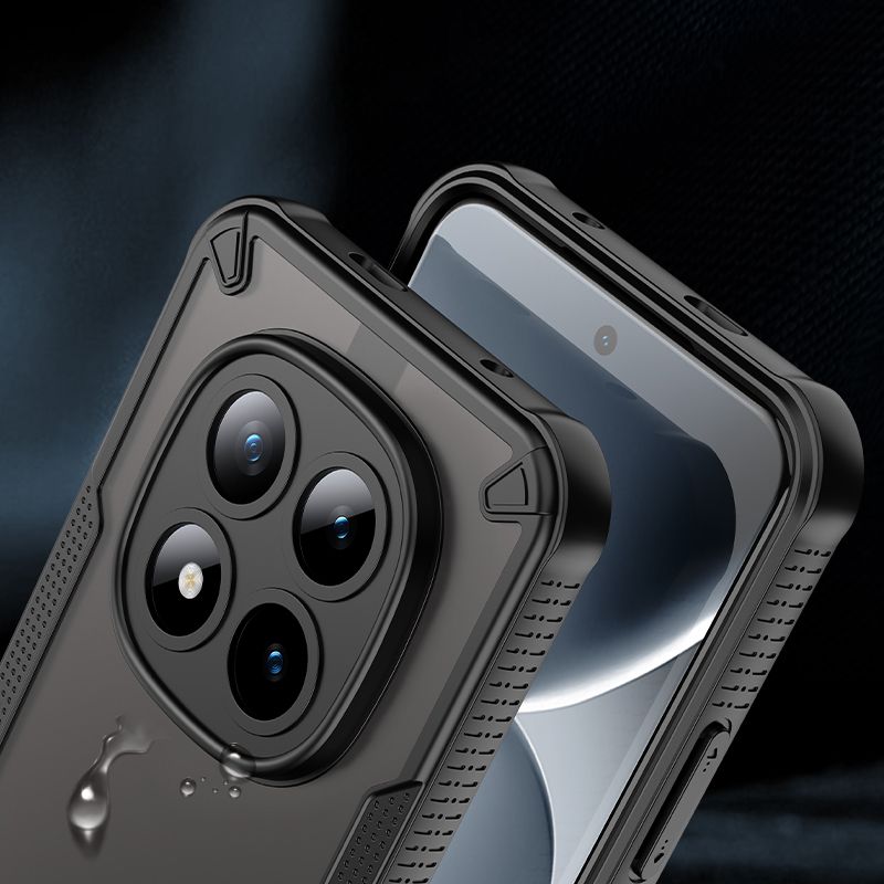 etui Tech-protect Rugged Shield Magsafe czarne Xiaomi Redmi Note 15 Pro Plus 5G / 3