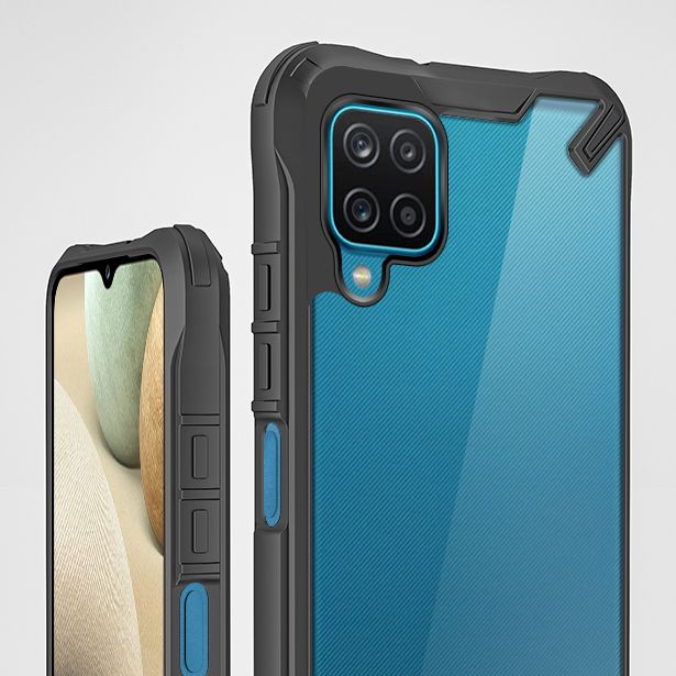 etui Tech-protect Rzants czarne Samsung Galaxy M12 / 3 etui Tech-protect Rzants czarne Samsung Galaxy M12 / 3