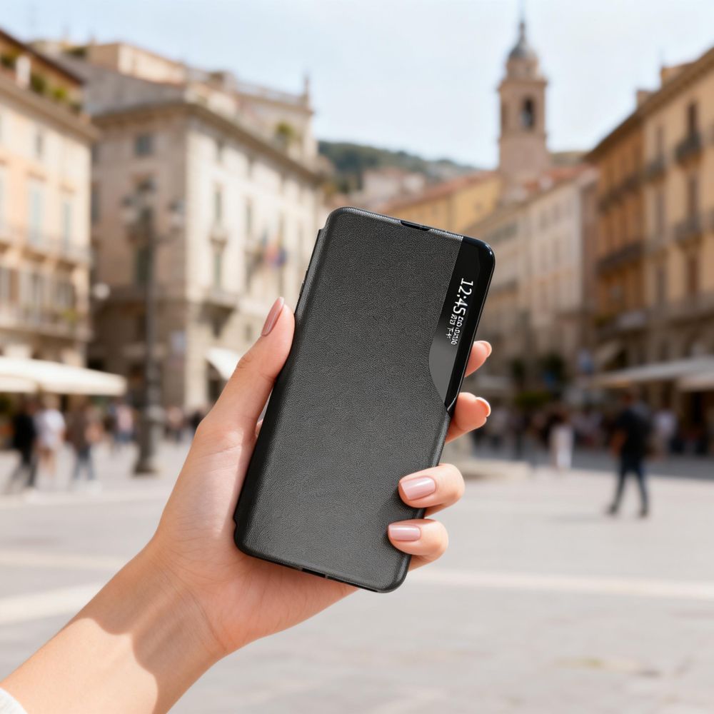 etui Tech-protect Smart View czarne Samsung Galaxy A37 5G / 4