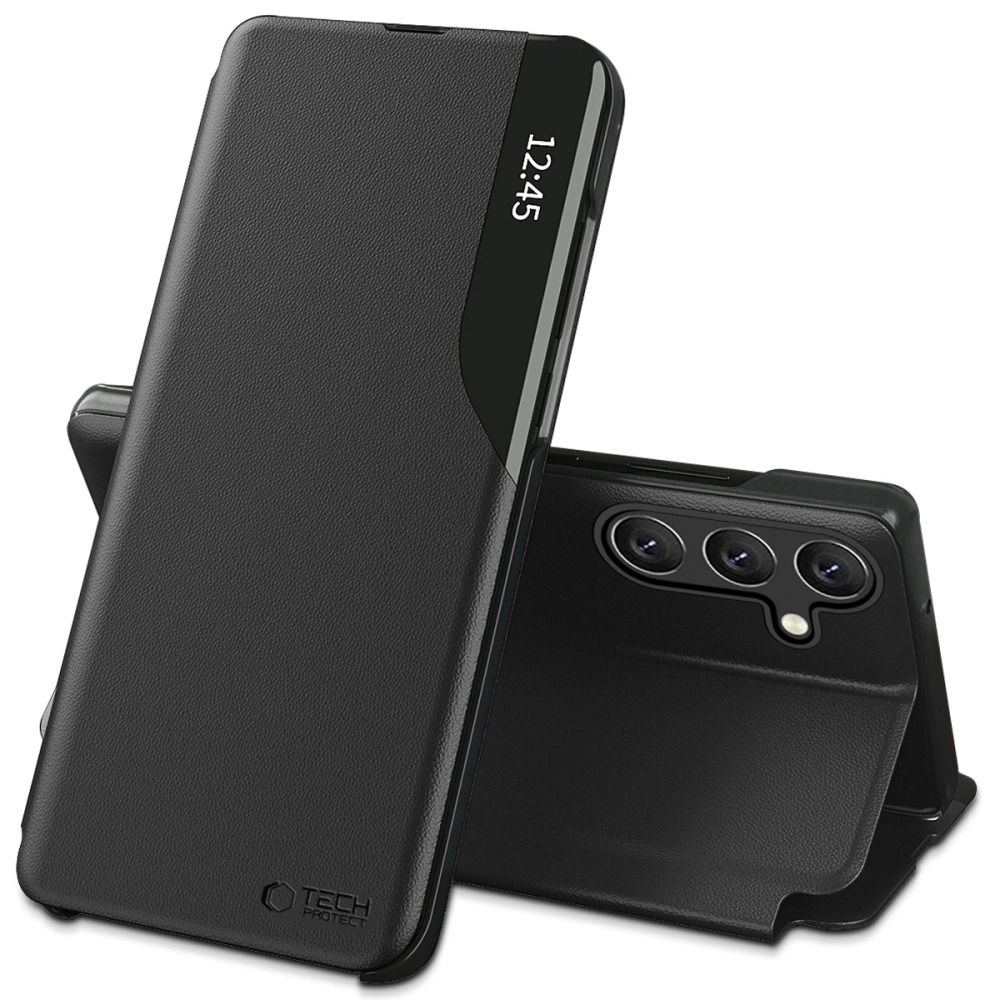 etui Tech-protect Smart View czarne Samsung Galaxy A57 5G
