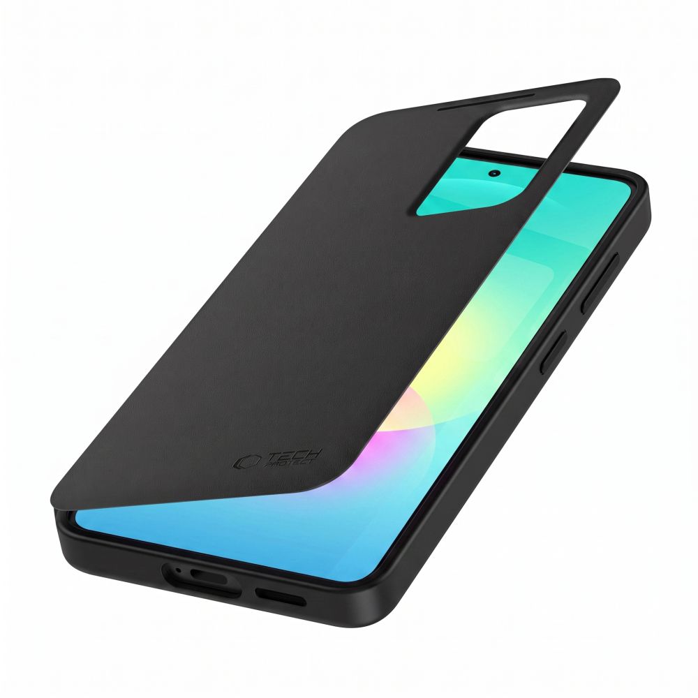 etui Tech-protect Smart Wallet czarne Samsung Galaxy A27 5G / 6