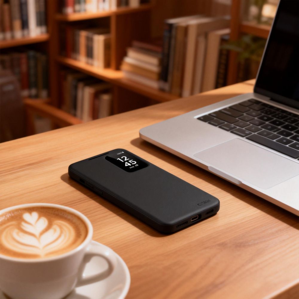 etui Tech-protect Smart Wallet czarne Samsung Galaxy S26 / 7