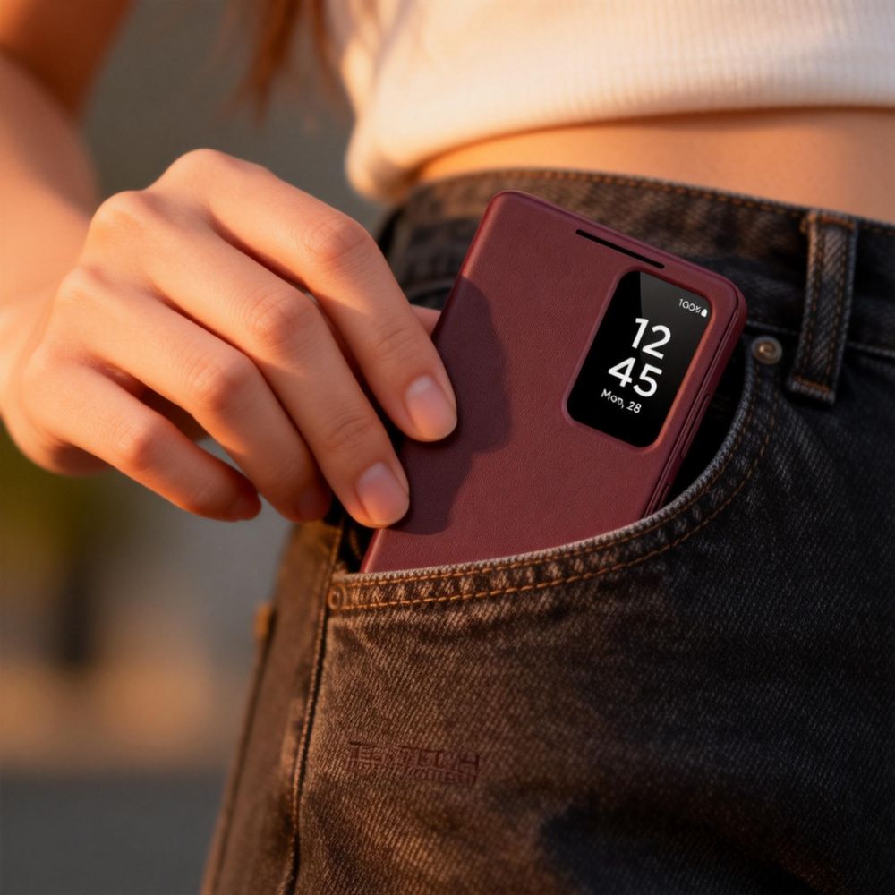 etui Tech-protect Smart Wallet mulberry Samsung Galaxy S26 / 3