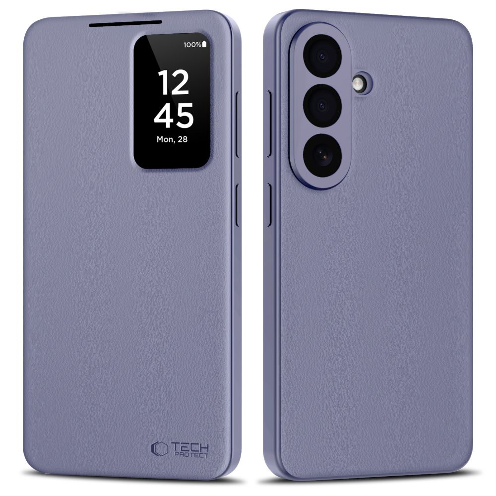etui Tech-protect Smart Wallet purple Samsung Galaxy S26