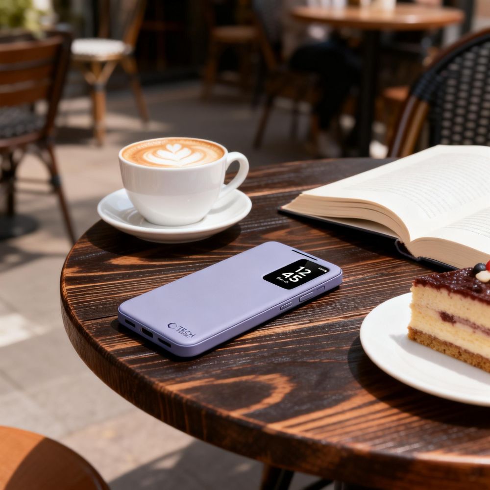 etui Tech-protect Smart Wallet purple Samsung Galaxy S26 / 8