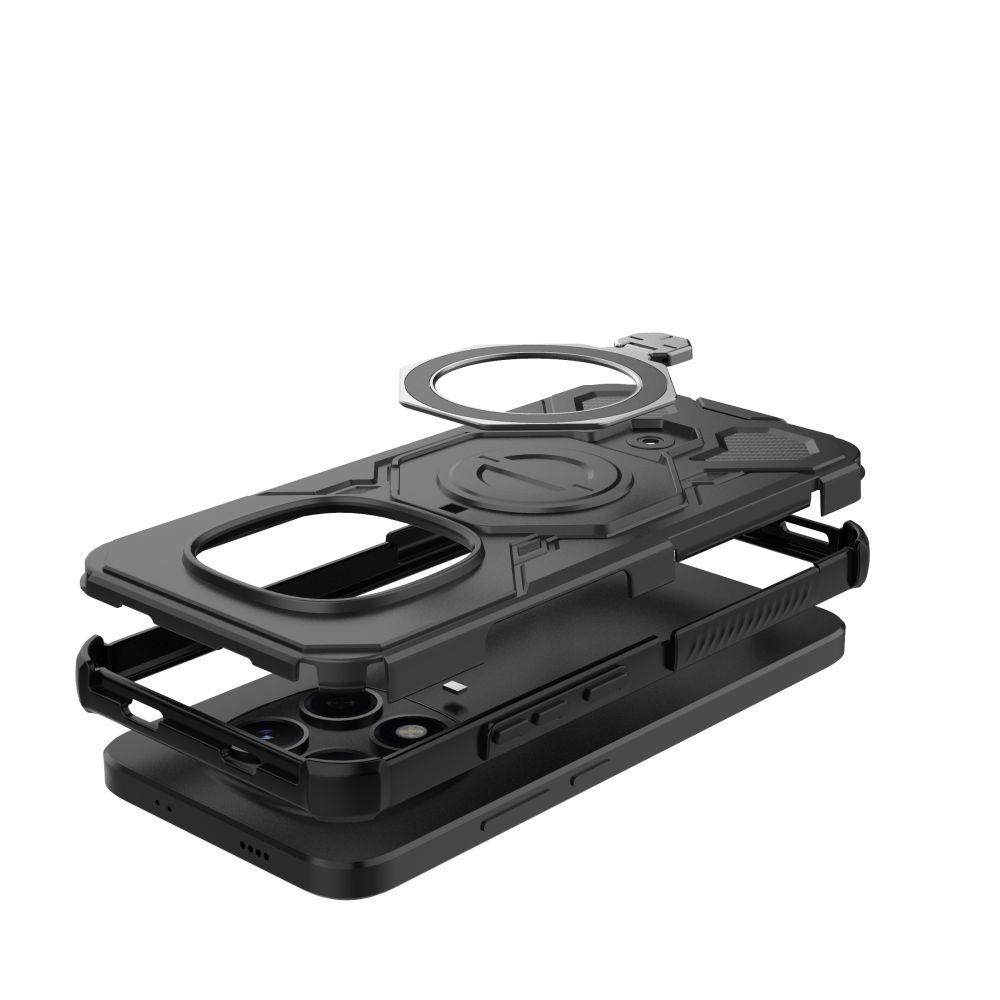 etui Tech-protect Tacticstand Magsafe czarne Xiaomi Redmi Note 15 Pro 5G / 6