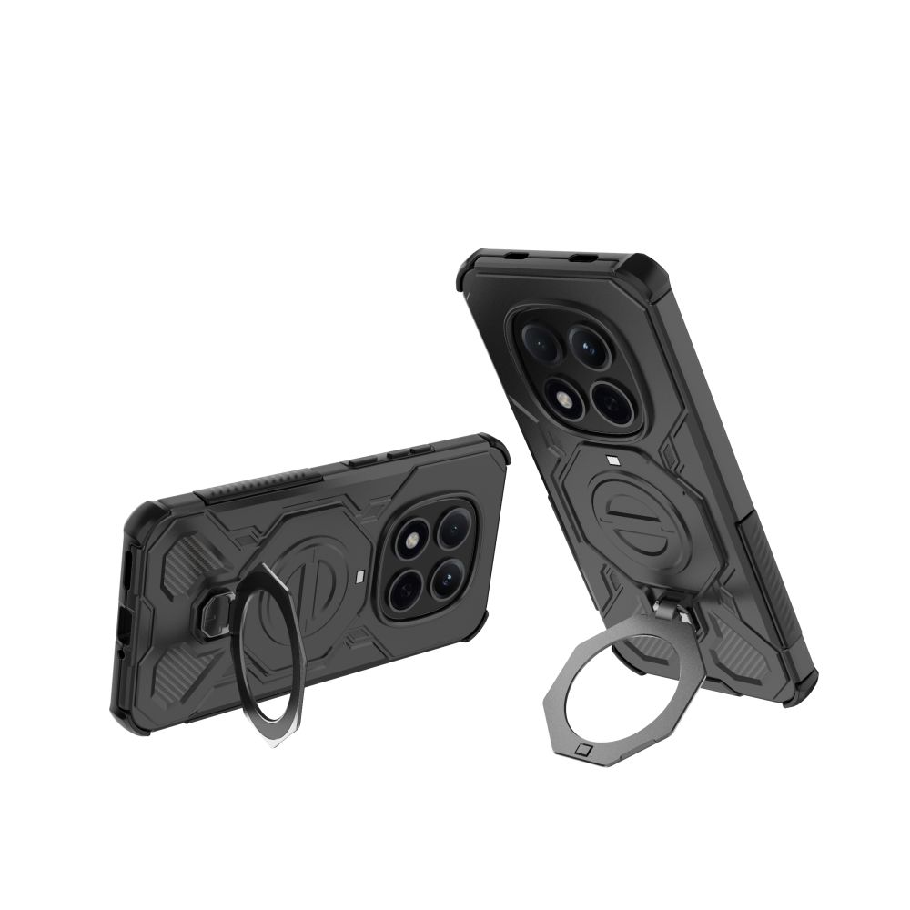 etui Tech-protect Tacticstand Magsafe czarne Xiaomi Redmi Note 15 Pro Plus 5G / 4
