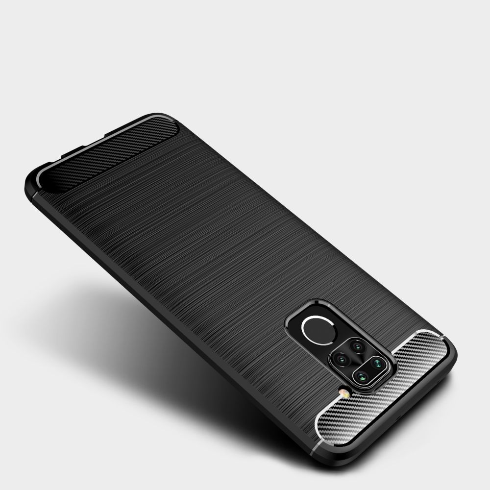 etui Tech-Protect TPU Carbon Czarne Xiaomi Redmi Note 9 / 2