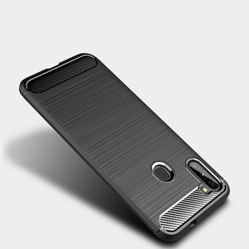 etui Tech-Protect TPU Carbon Czarne Samsung Galaxy M11 / 4
