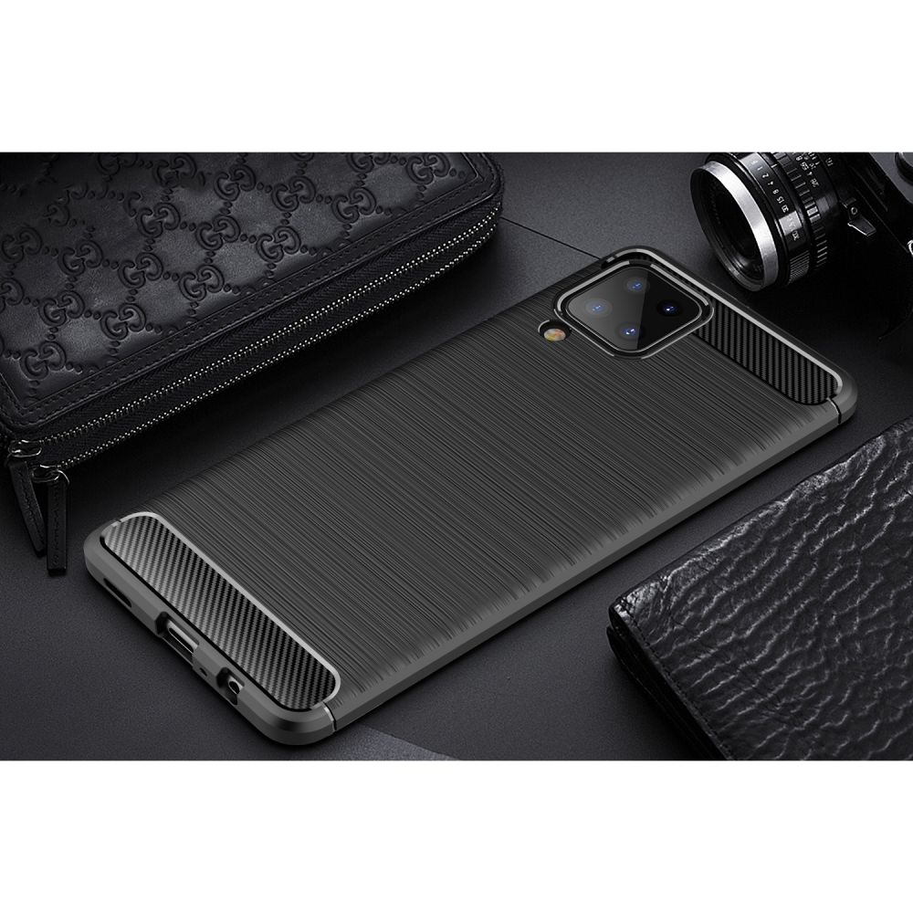 etui Tech-Protect TPU Carbon czarne Samsung Galaxy A12 / 9 etui Tech-Protect TPU Carbon czarne Samsung Galaxy A12 / 9