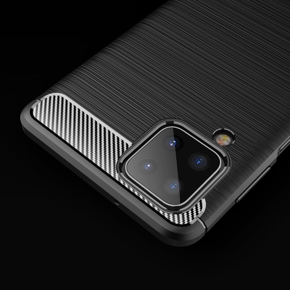 etui Tech-Protect TPU Carbon czarne Samsung Galaxy M12 / 3