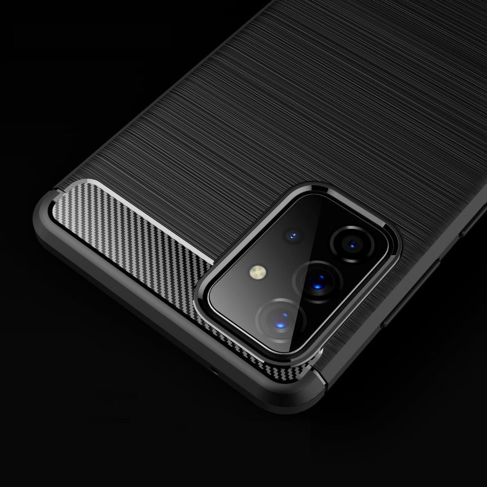 etui Tech-Protect TPU Carbon czarne Samsung A72 / 5 etui Tech-Protect TPU Carbon czarne Samsung A72 / 5