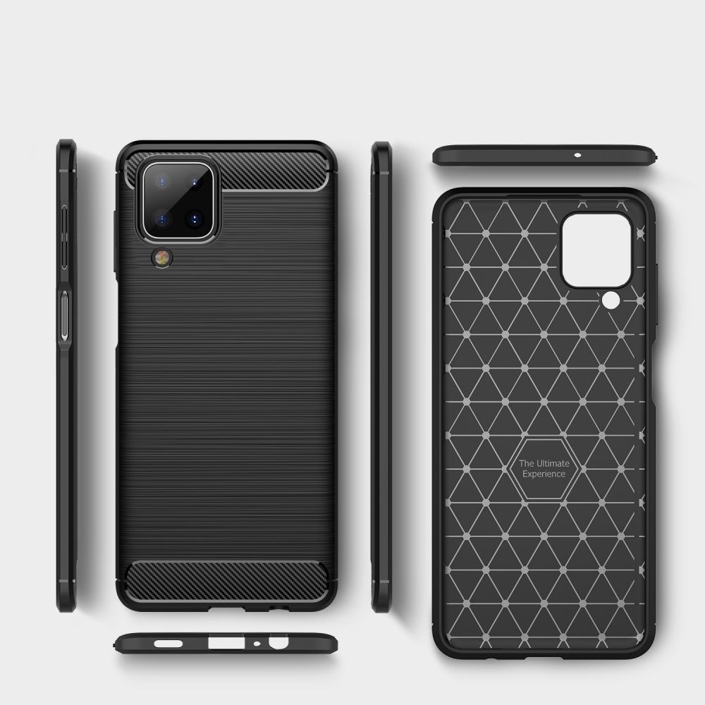etui Tech-Protect TPU Carbon czarne Samsung Galaxy M12 / 7 etui Tech-Protect TPU Carbon czarne Samsung Galaxy M12 / 7