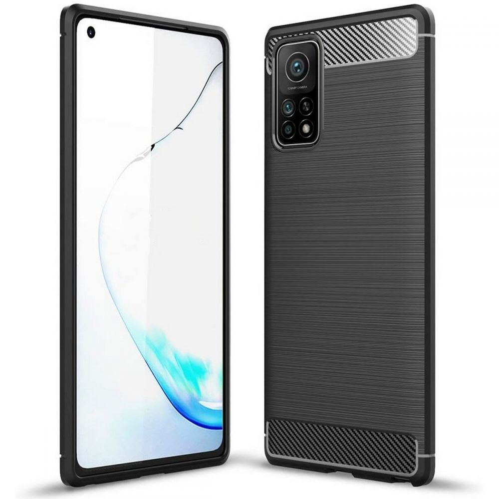 etui Tech-Protect TPU Carbon Czarne Xiaomi Mi 10T