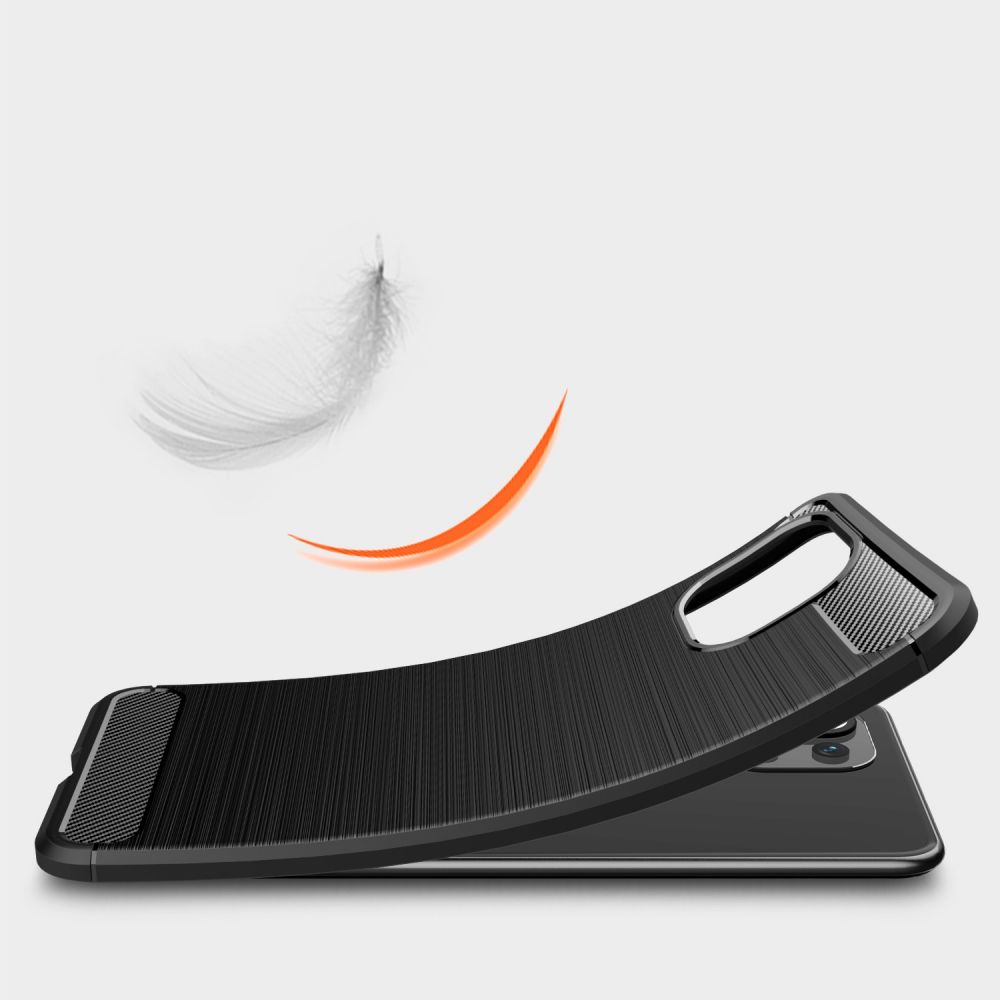 etui Tech-Protect TPU Carbon czarne Xiaomi Mi 11 Lite / 6