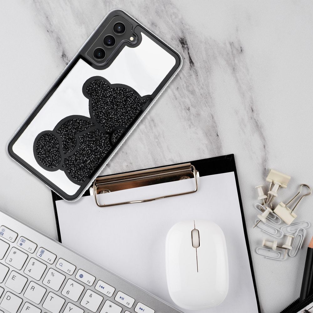 Etui Teddy Bear czarny Samsung Galaxy A71 4G / 4 Etui Teddy Bear czarny Samsung Galaxy A71 4G / 4