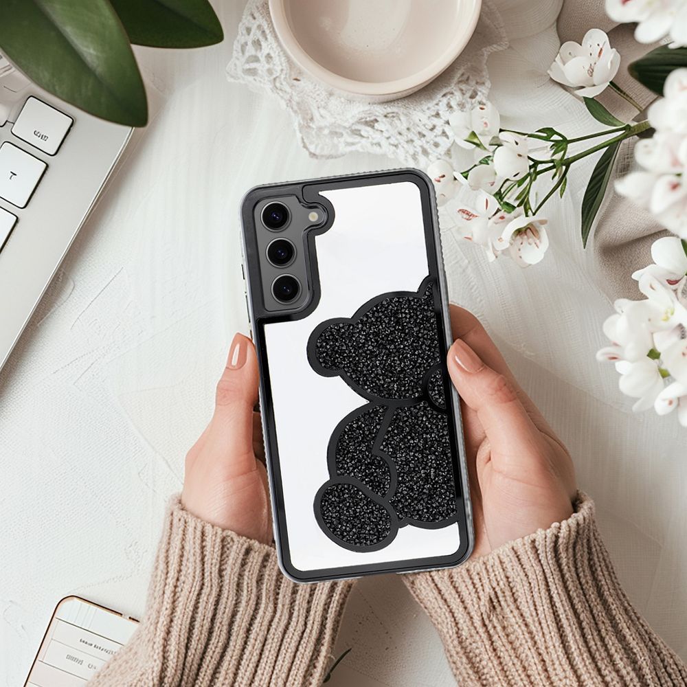 Etui Teddy Bear czarny Samsung Galaxy A71 4G / 5 Etui Teddy Bear czarny Samsung Galaxy A71 4G / 5
