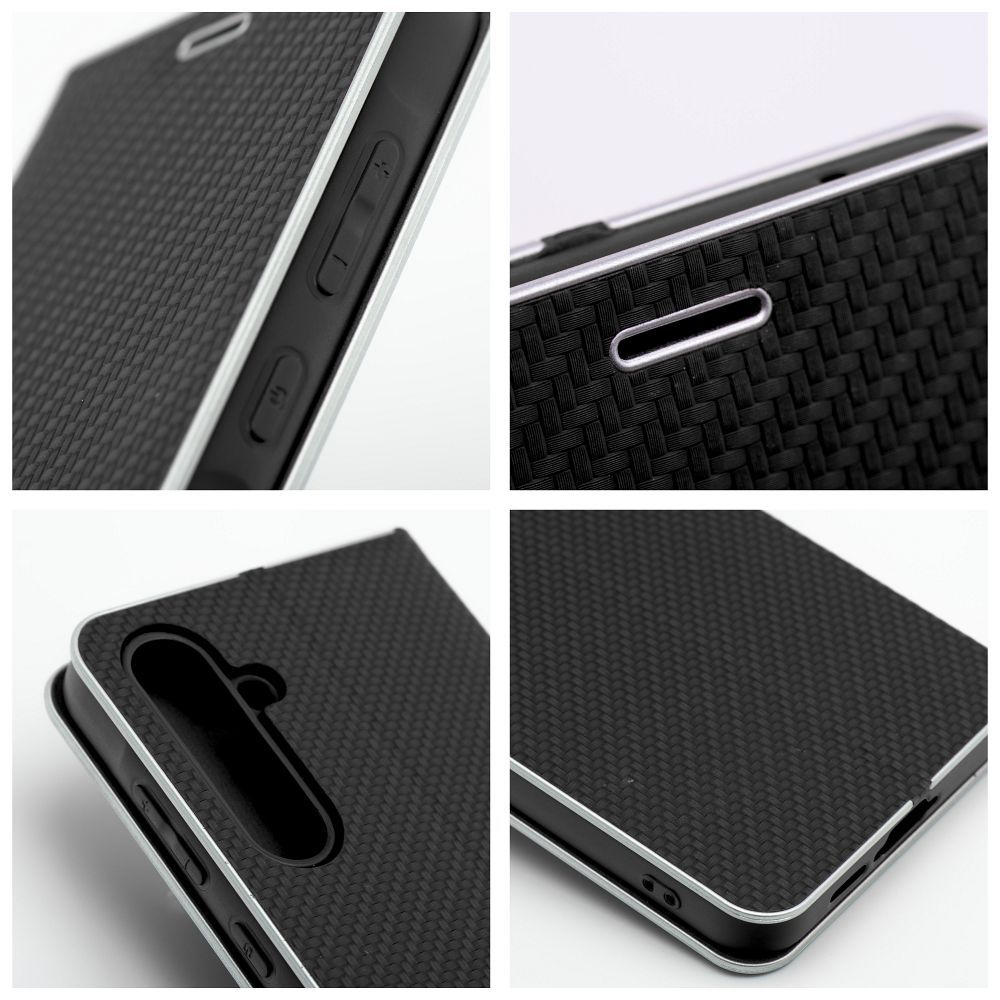 Etui Vennus Book Carbon czarny Samsung Galaxy A27 5G / 4 Etui Vennus Book Carbon czarny Samsung Galaxy A27 5G / 4
