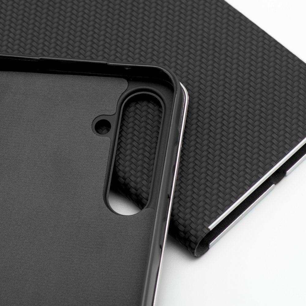 Etui Vennus Book Carbon czarny Samsung Galaxy A27 5G / 6 Etui Vennus Book Carbon czarny Samsung Galaxy A27 5G / 6