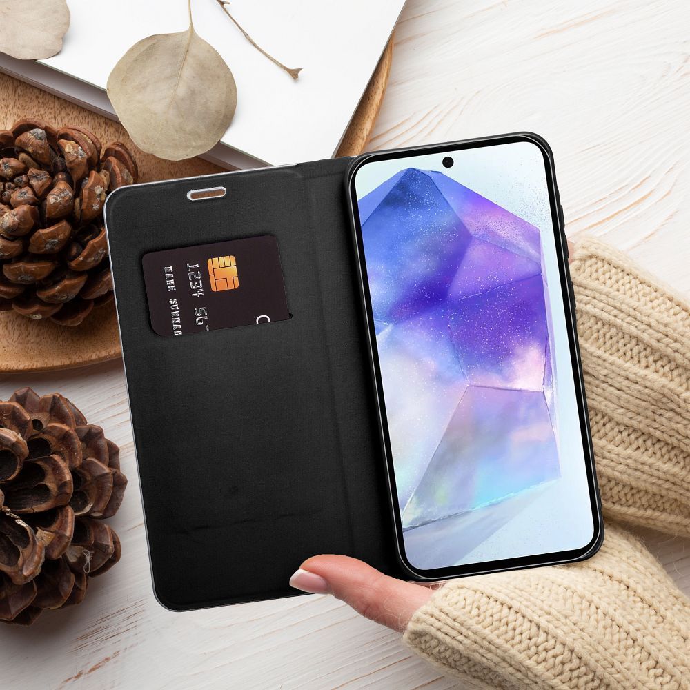 Etui Vennus Book Carbon czarny Samsung Galaxy A27 5G / 9 Etui Vennus Book Carbon czarny Samsung Galaxy A27 5G / 9