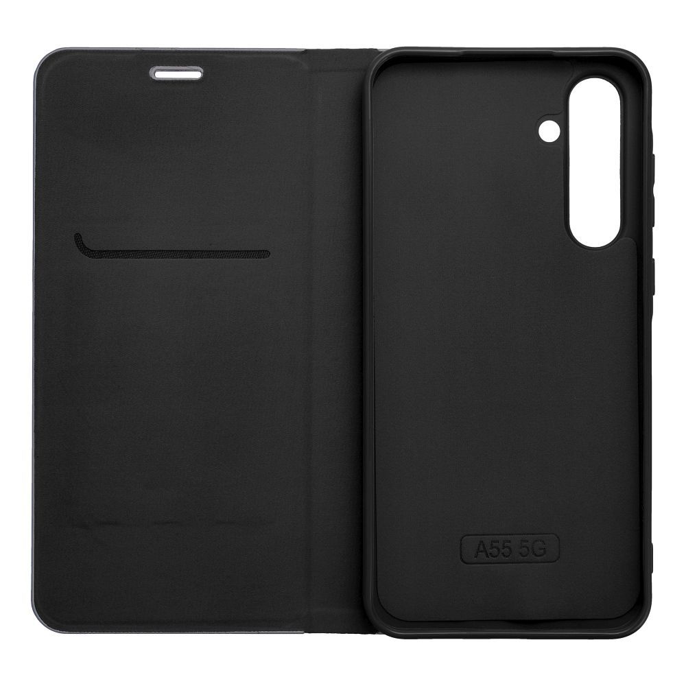 Etui Vennus Book Carbon czarny Samsung Galaxy A71 4G / 11