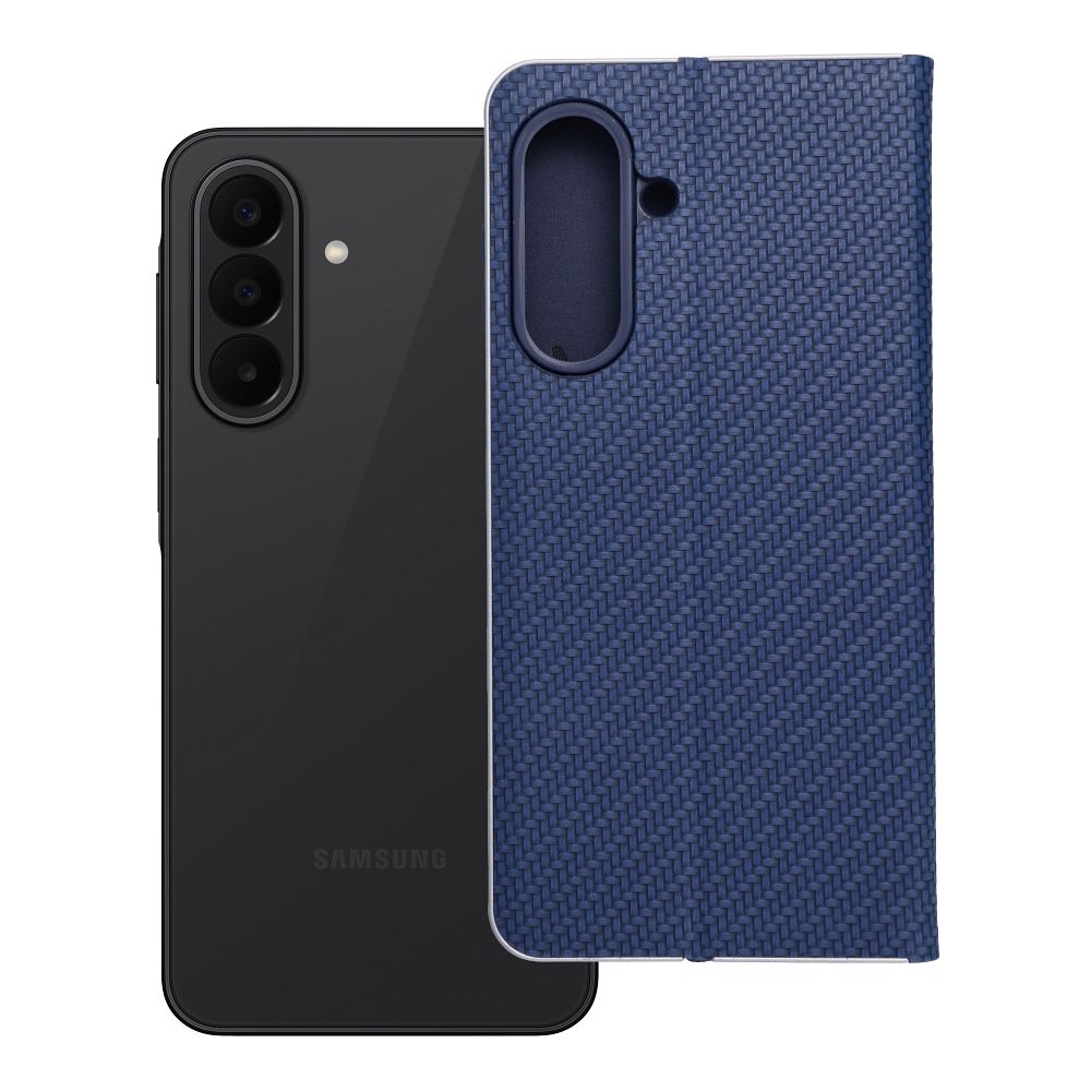 Etui Vennus Book Carbon niebieski Samsung Galaxy A27 5G Etui Vennus Book Carbon niebieski Samsung Galaxy A27 5G