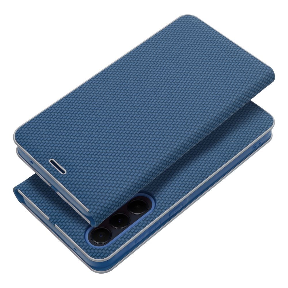 Etui Vennus Book Carbon niebieski Samsung Galaxy A27 5G / 2 Etui Vennus Book Carbon niebieski Samsung Galaxy A27 5G / 2