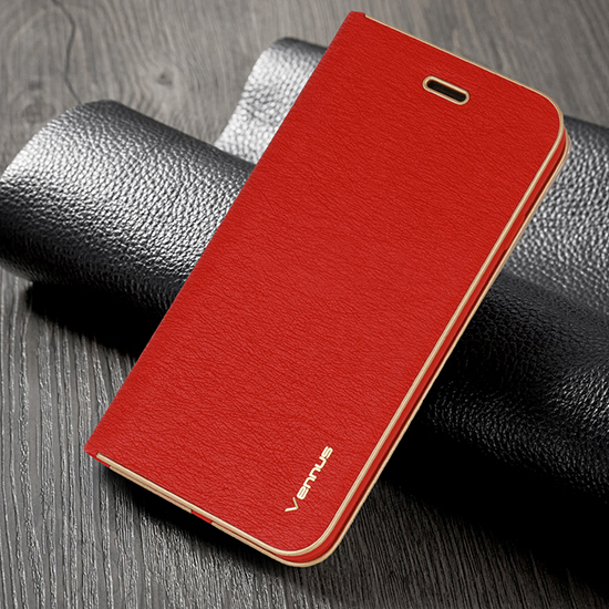 Etui Vennus Book czerwony Xiaomi Redmi Note 12 5G / 5 Etui Vennus Book czerwony Xiaomi Redmi Note 12 5G / 5