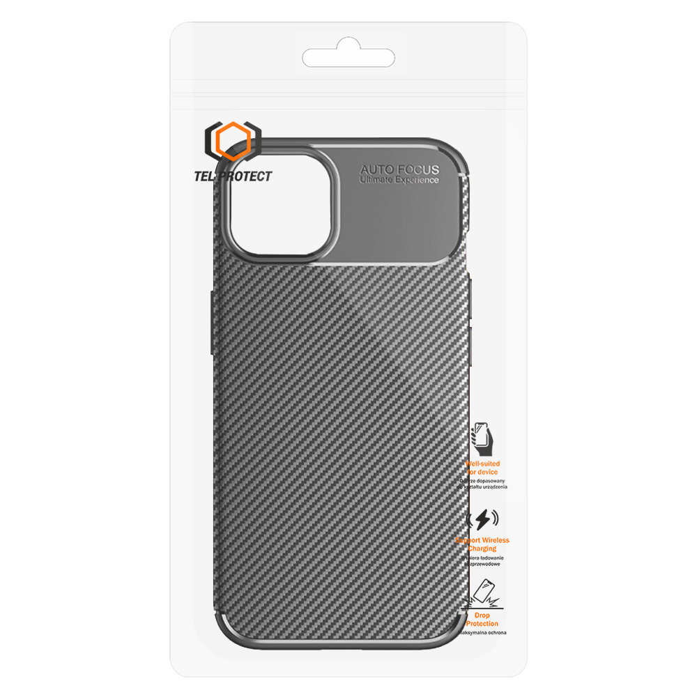 Etui Vennus Carbon Elite czarny Apple iPhone 17 / 9 Etui Vennus Carbon Elite czarny Apple iPhone 17 / 9