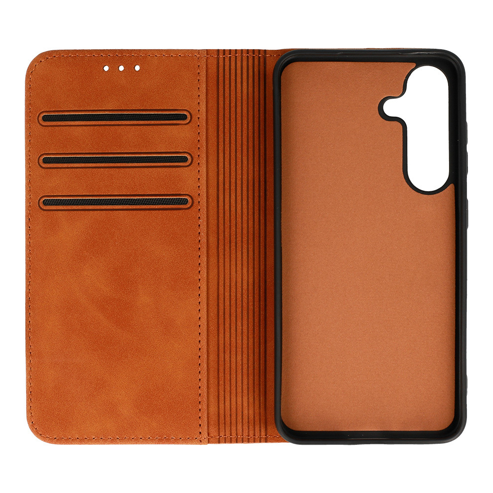 Etui Wonder Prime brązowy Samsung Galaxy A27 5G / 4 Etui Wonder Prime brązowy Samsung Galaxy A27 5G / 4