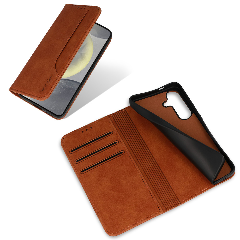 Etui Wonder Prime brązowy Xiaomi Redmi Note 12 5G / 5 Etui Wonder Prime brązowy Xiaomi Redmi Note 12 5G / 5