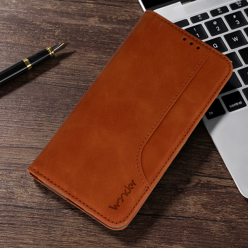Etui Wonder Prime brązowy Xiaomi Redmi Note 12 5G / 7 Etui Wonder Prime brązowy Xiaomi Redmi Note 12 5G / 7