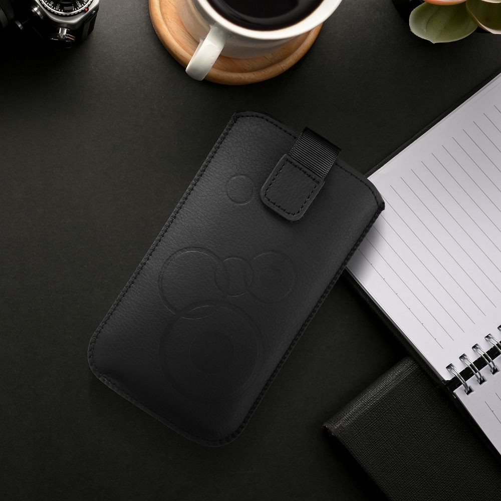Etui wsuwka uniwersalna z osłoną aparatu Deko czarny Samsung Galaxy A92 / 3 Etui wsuwka uniwersalna z osłoną aparatu Deko czarny Samsung Galaxy A92 / 3