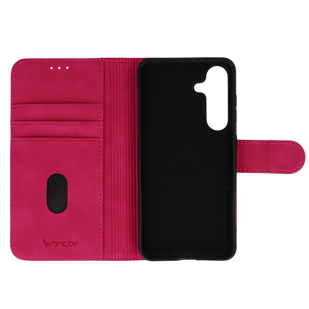 Etui z klapką Kabura Wonder Fancy fuksja Samsung Galaxy A27 5G / 4 Etui z klapką Kabura Wonder Fancy fuksja Samsung Galaxy A27 5G / 4