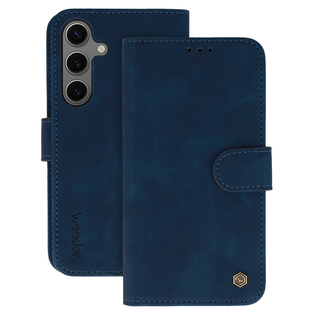 Etui z klapką Kabura Wonder Fancy granatowy Samsung Galaxy A27 5G Etui z klapką Kabura Wonder Fancy granatowy Samsung Galaxy A27 5G
