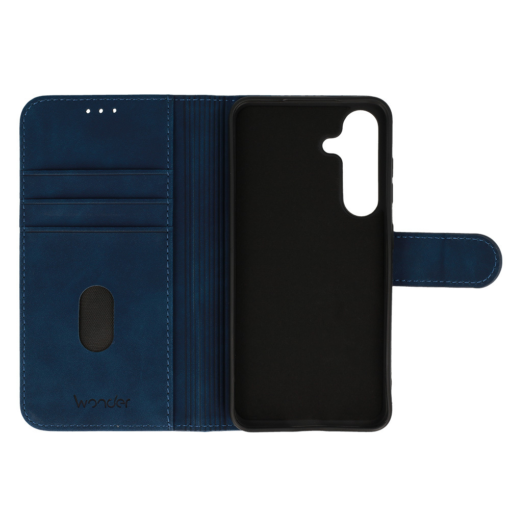 Etui z klapką Kabura Wonder Fancy granatowy Samsung Galaxy A27 5G / 4 Etui z klapką Kabura Wonder Fancy granatowy Samsung Galaxy A27 5G / 4