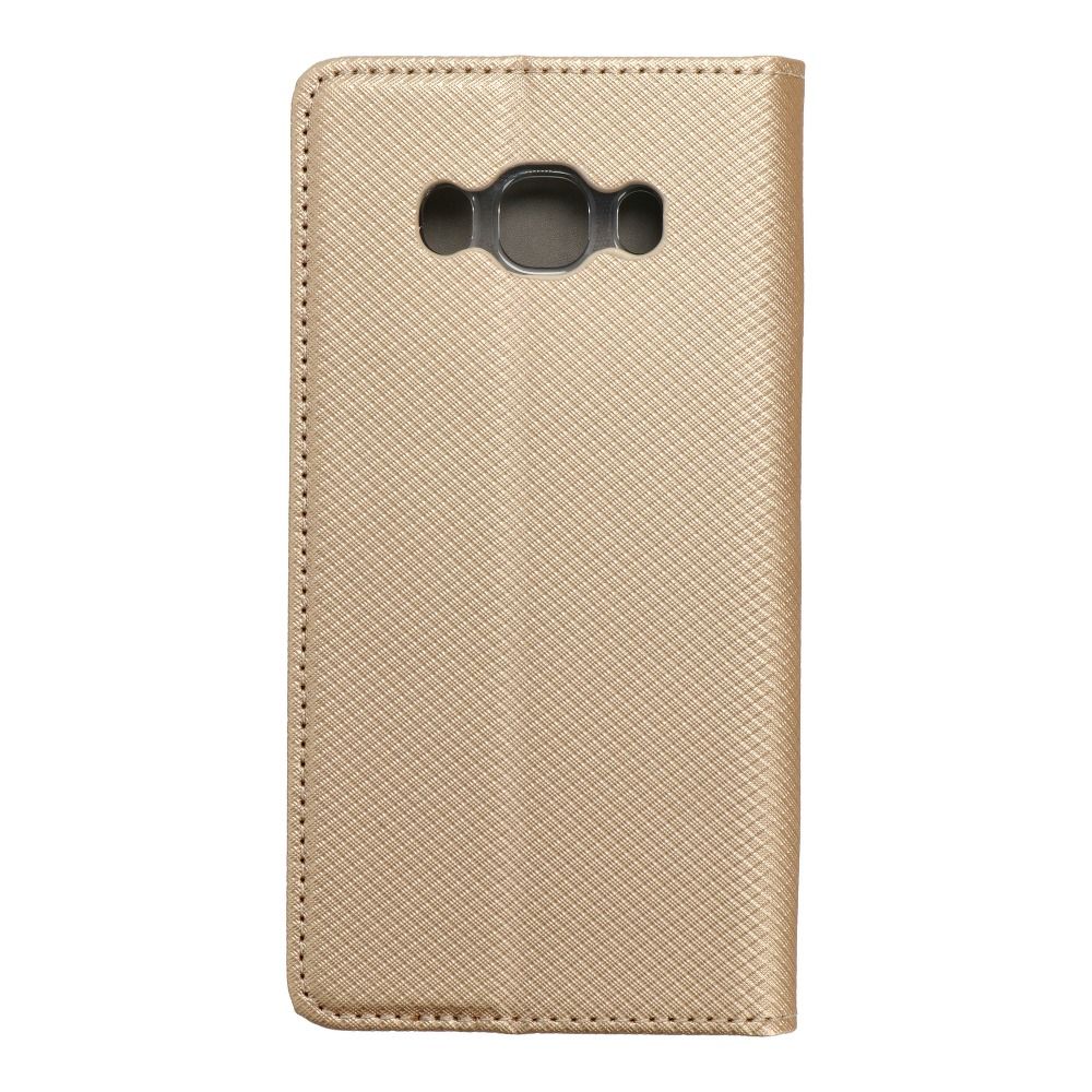 Etui z klapką magnetyczne i kieszonką na dokumenty złoty Samsung Galaxy J5 2016 / 2 Etui z klapką magnetyczne i kieszonką na dokumenty złoty Samsung Galaxy J5 2016 / 2