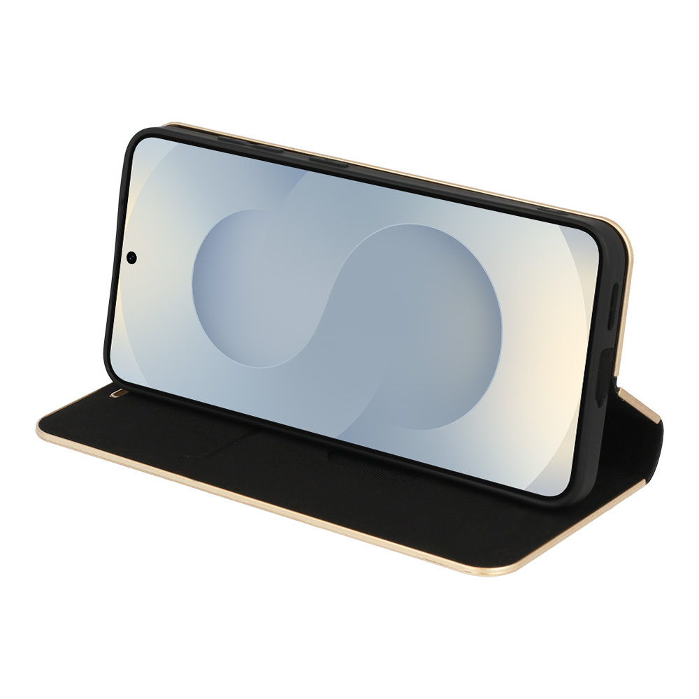 Etui z klapką na karty z podstawką Wonder Frame czarny Samsung Galaxy M15 5G / 5 Etui z klapką na karty z podstawką Wonder Frame czarny Samsung Galaxy M15 5G / 5