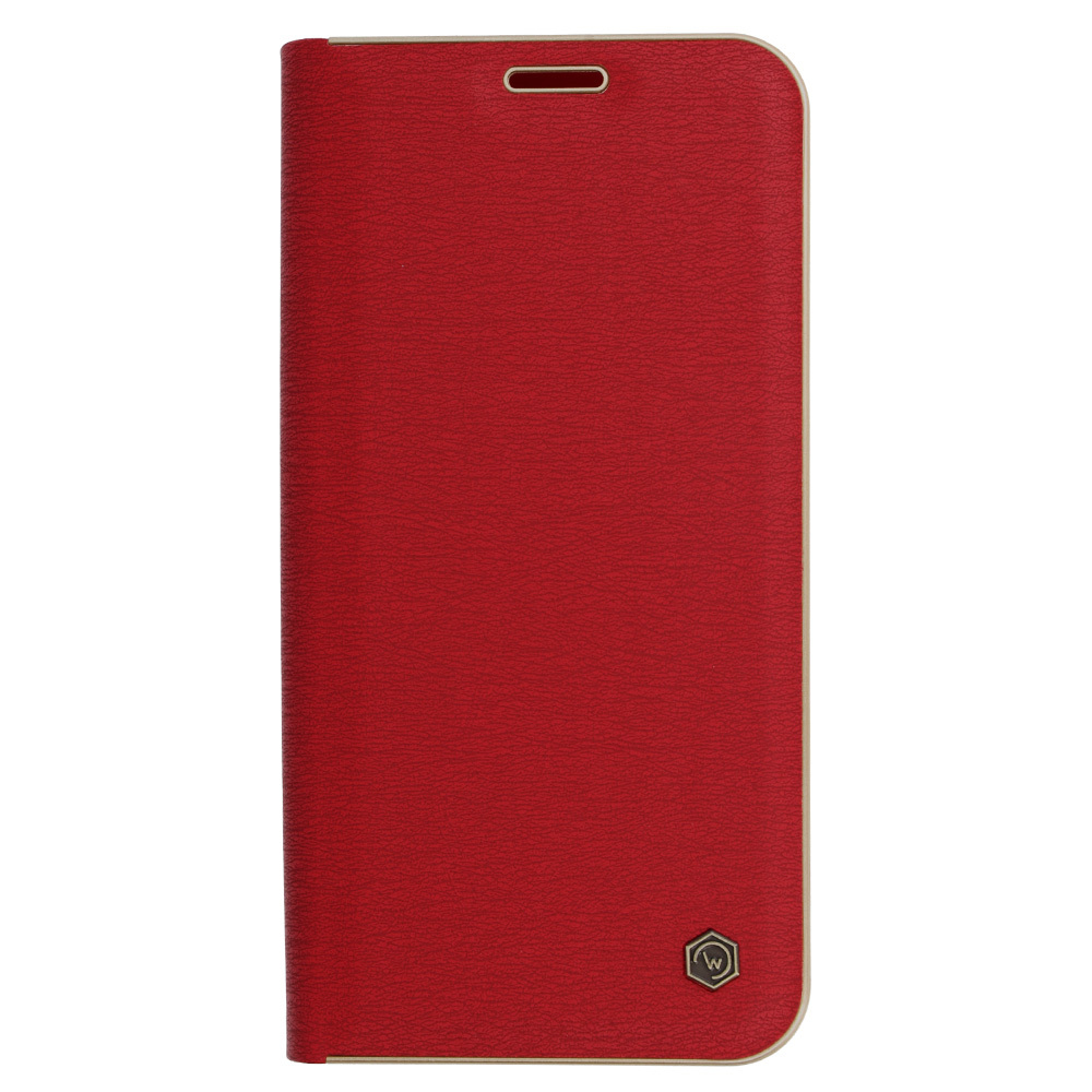 Etui z klapką na karty z podstawką Wonder Frame czerwony Apple iPhone 17 / 2 Etui z klapką na karty z podstawką Wonder Frame czerwony Apple iPhone 17 / 2