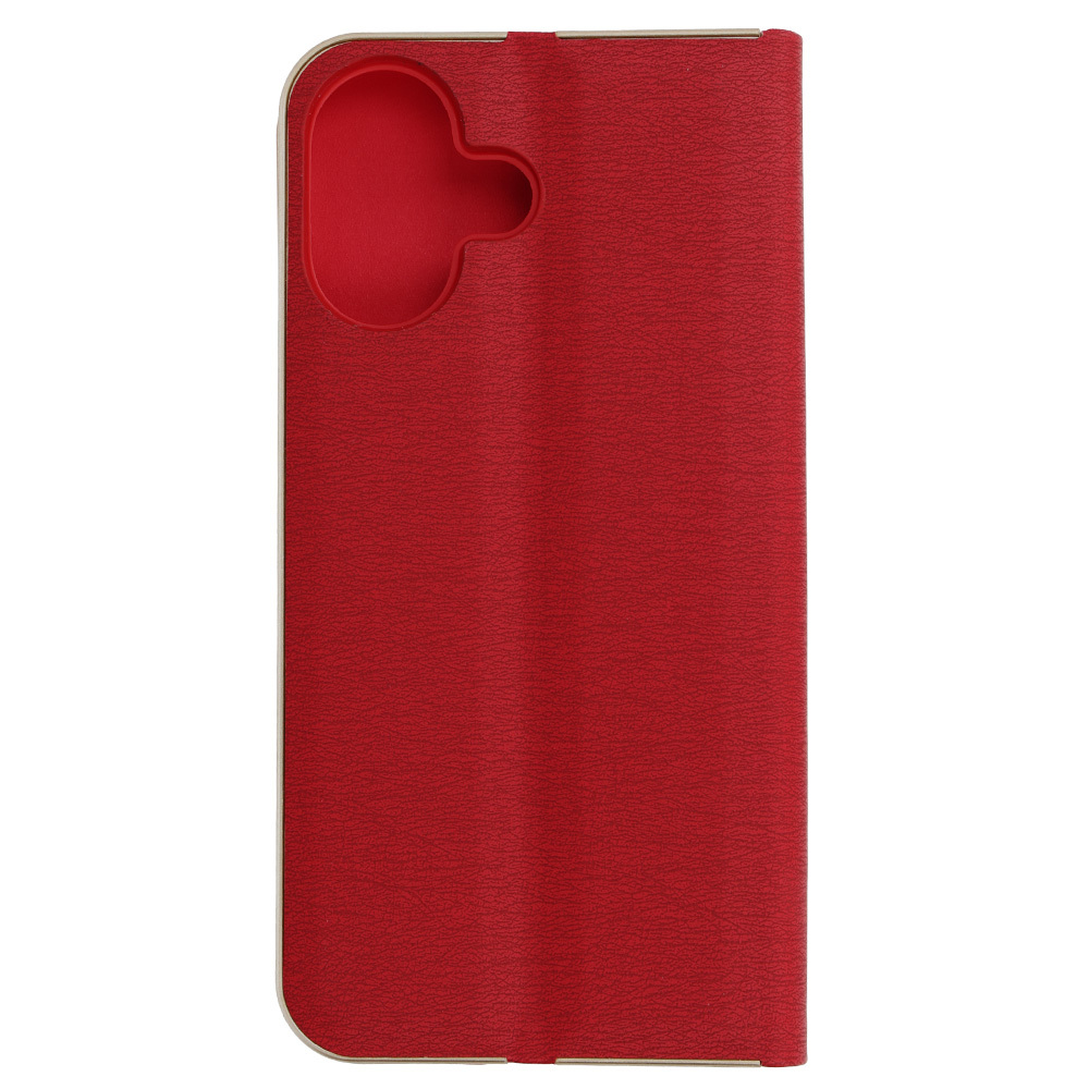 Etui z klapką na karty z podstawką Wonder Frame czerwony Apple iPhone 17 / 3 Etui z klapką na karty z podstawką Wonder Frame czerwony Apple iPhone 17 / 3