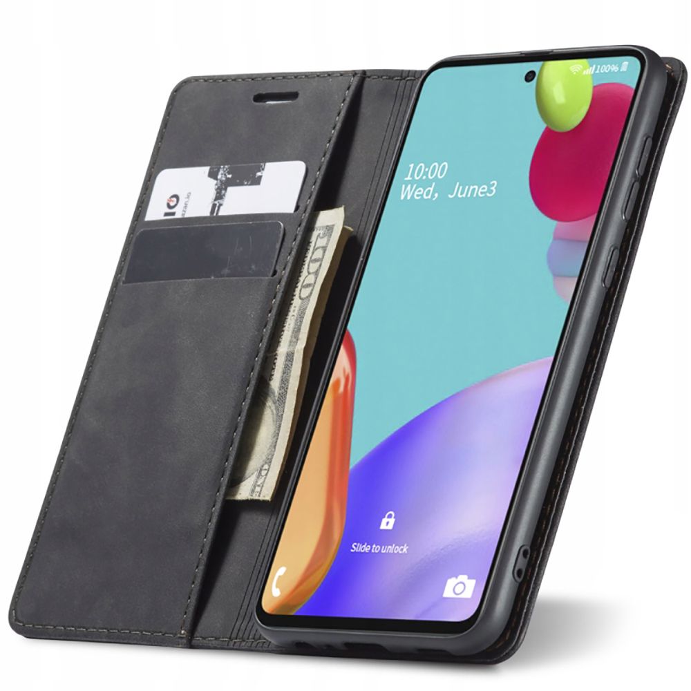 etui z klapk� Tech-protect Wallet ciemnoszary Samsung A72 / 2